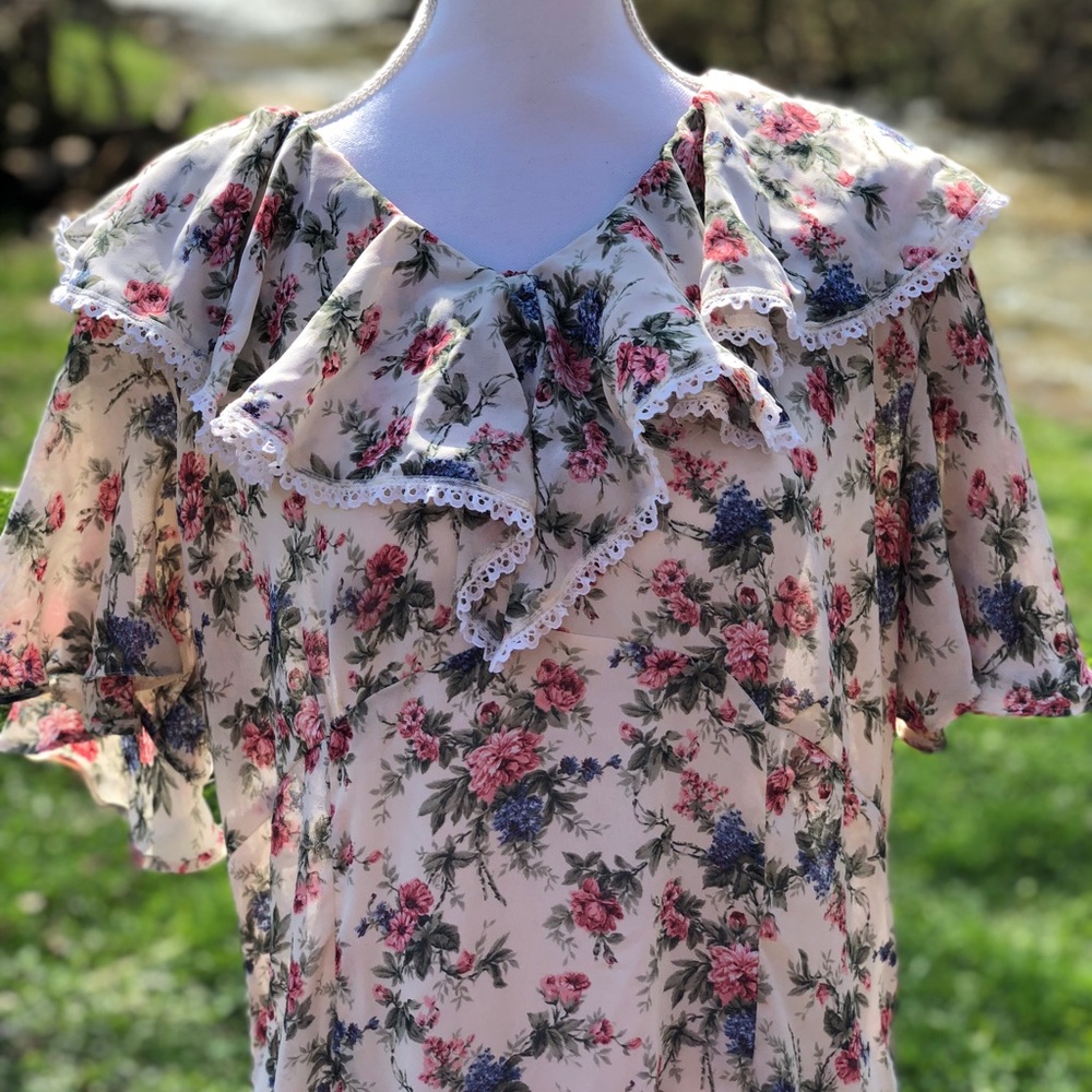 Vintage Floral Dress